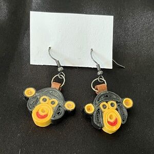 Handmade Monkey Earrings